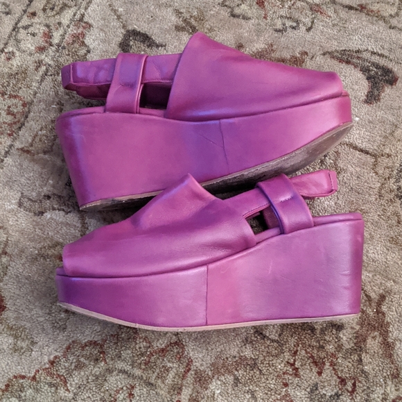 Fausto Santini $400 Italian leather platforms - Picture 6 of 8